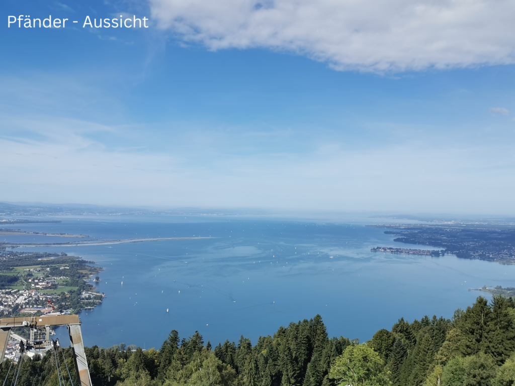 Wandern und Radfahren im Westallgäu - Pfänder - Aussicht